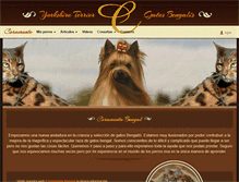 Tablet Screenshot of coramonte.com